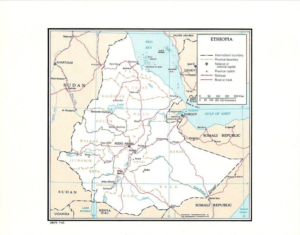 Carte Ethiopie