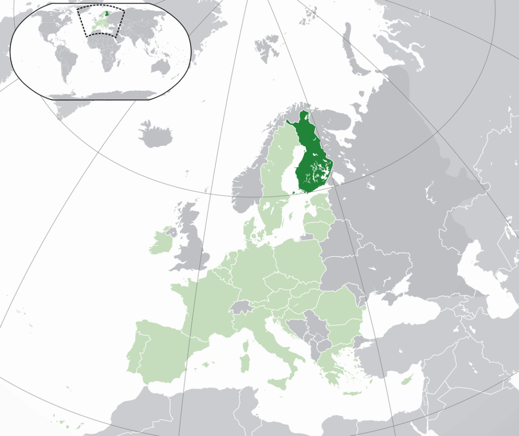 Carte Finlande
