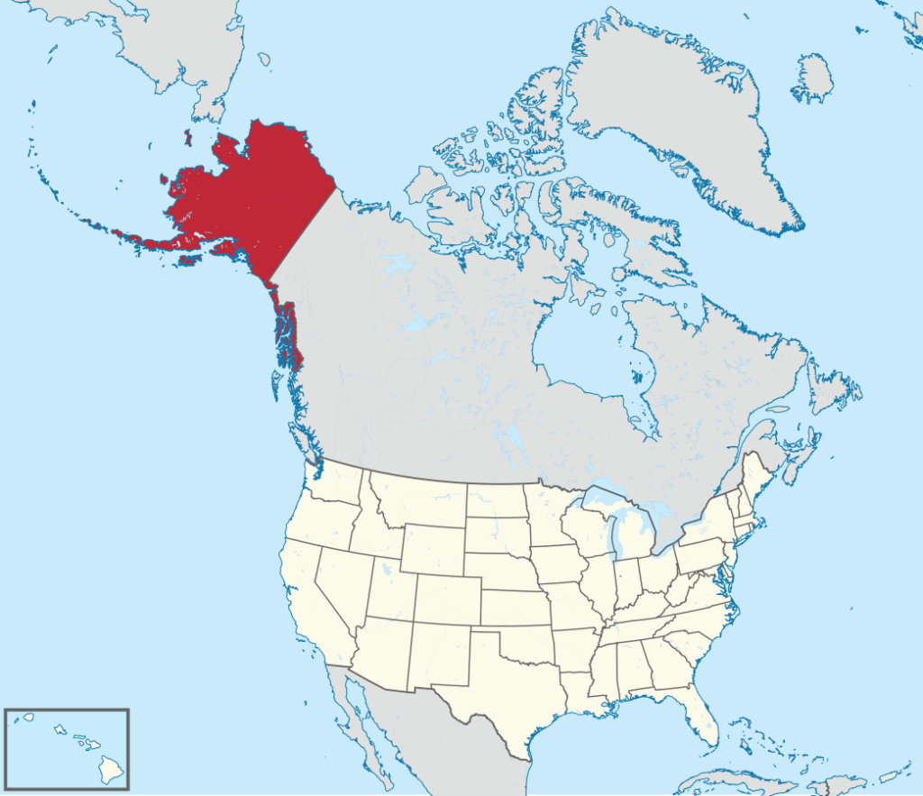 Carte Alaska