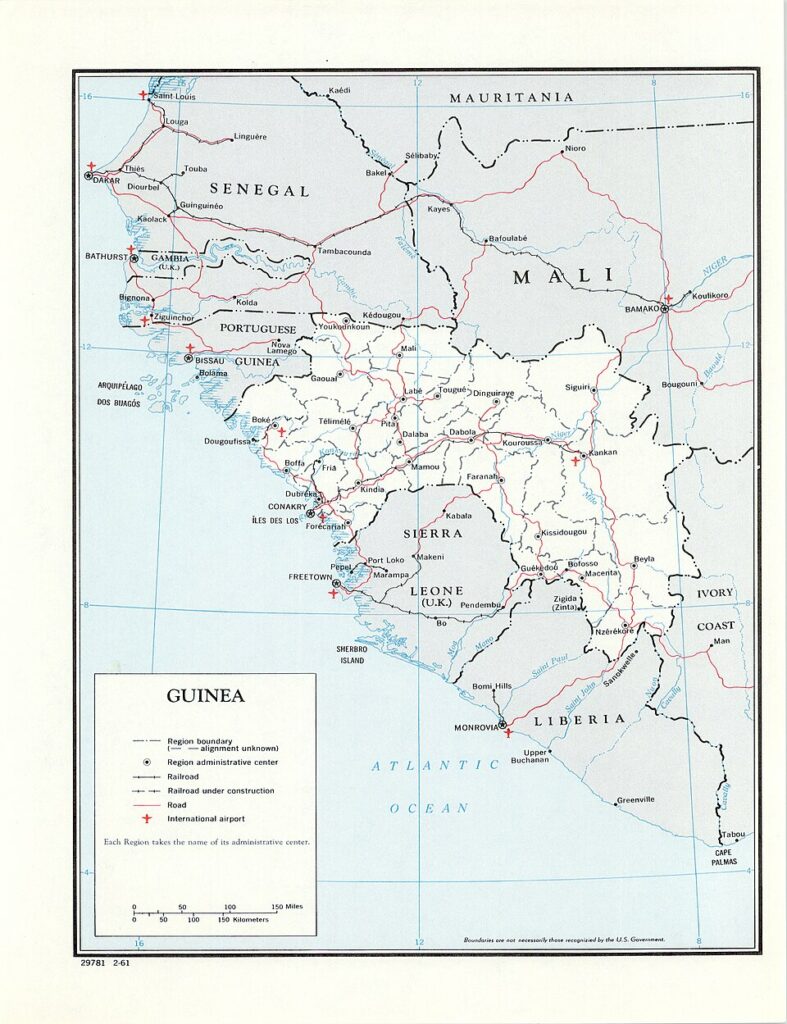 Carte Guinée