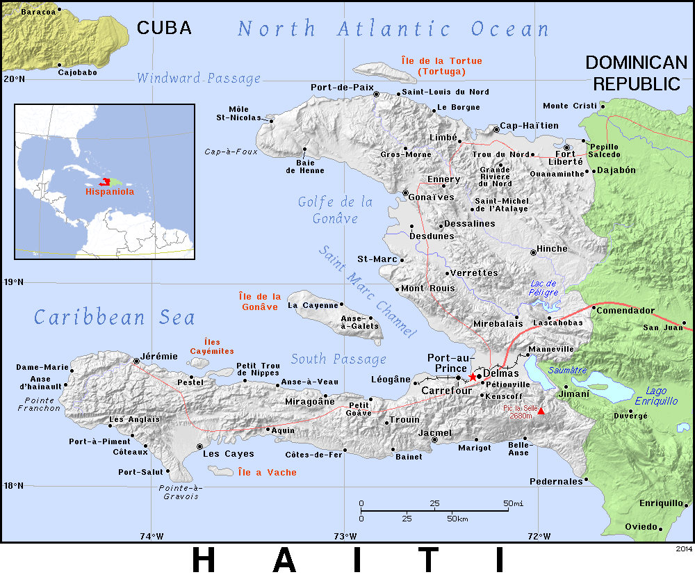 Carte Haïti
