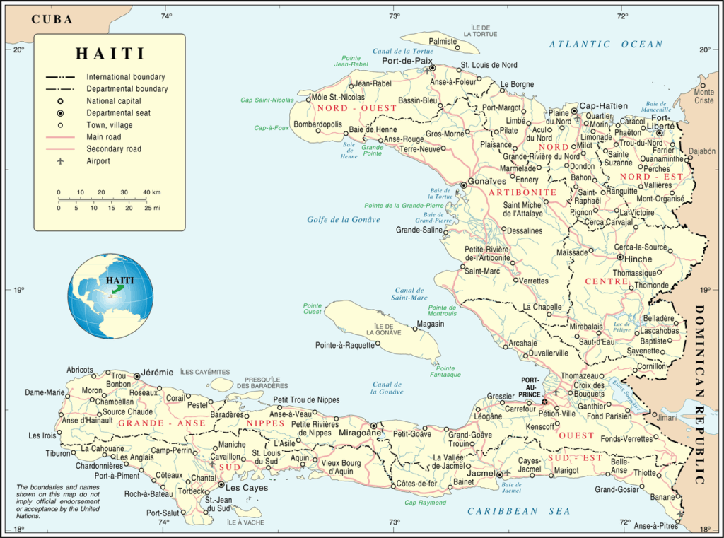 Carte Haïti
