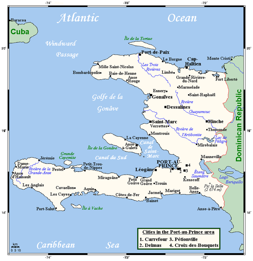 Carte Haïti
