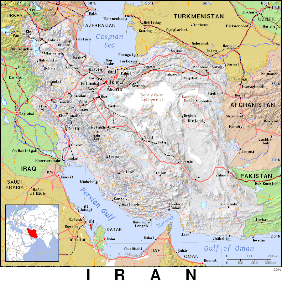 Carte Iran