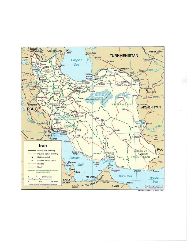 Carte Iran